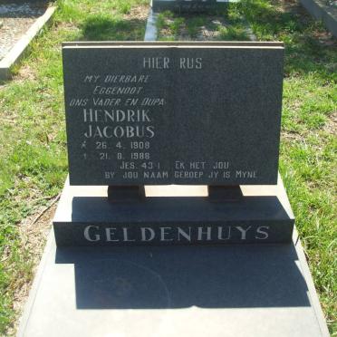 GELDENHUYS Hendrik Jacobus 1908-1988
