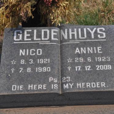 GELDENHUYS Nico 1921-1990 &amp; Annie 1923-2009