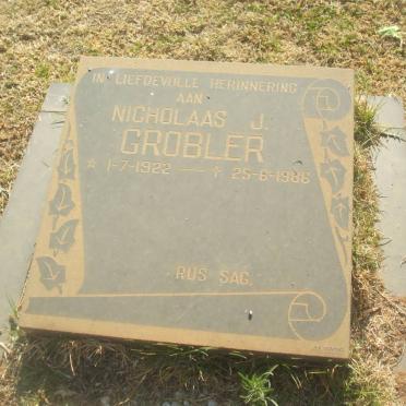 GROBLER Nicholaas J. 1922-1986