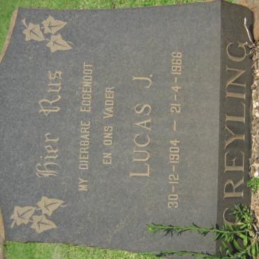 GREYLING Lucas J. 1904-1966