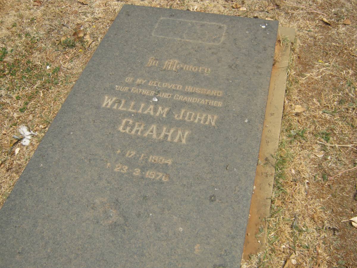 GRAHN William John 1904-1976