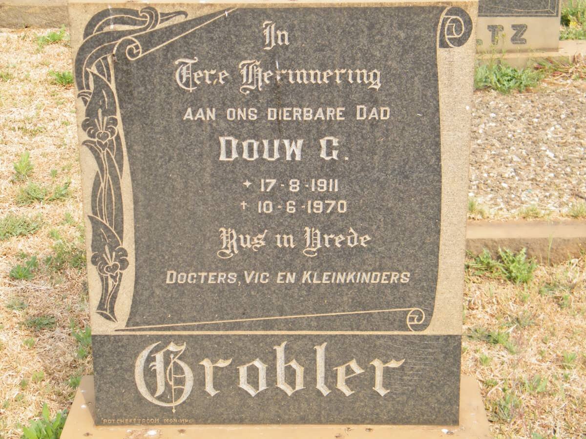 GROBLER Douw G. 1911-1970