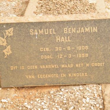 HALL Samuel Benjamin 1905-1956