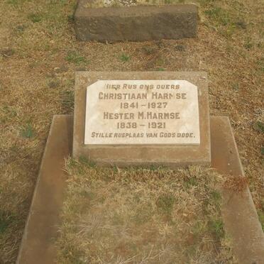 HARMSE Christiaan 1841-1927 &amp; Hester M. 1838-1921