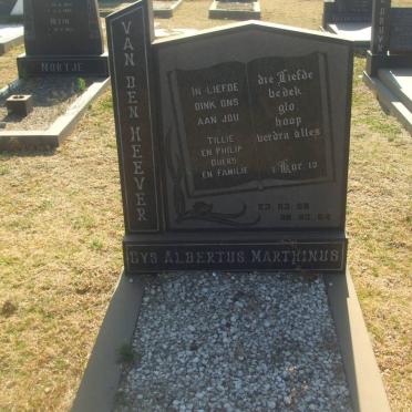 HEEVER Gys Albertus Marthinus, van den 1958-1984