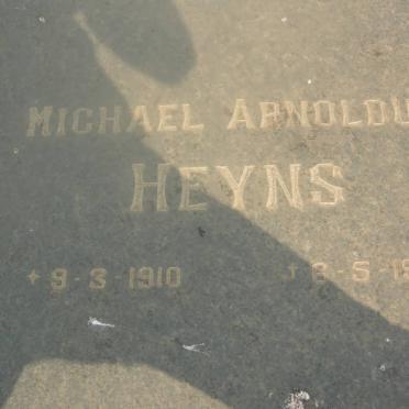 HEYNS Michael Arnoldus 1910-1972