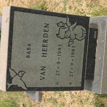 HEERDEN Baba, van 1983-1983