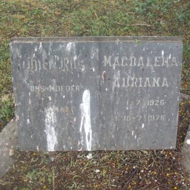 HEERDEN Carel Willem Jacobus, van 1928-1997 &amp; Magdalena Adriana 1926-1978