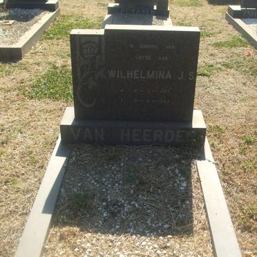 HEERDEN Wilhelmina J.S., van 1907-1983