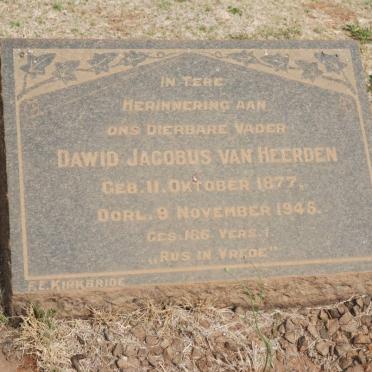 HEERDEN Dawid Jacobus, van 1877-1945