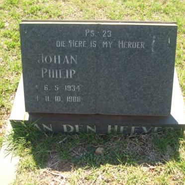 HEEVER Johan Philip, van den 1934-1988
