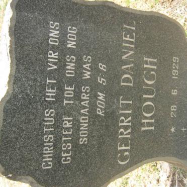 HOUGH Gerrit Daniel 1929-