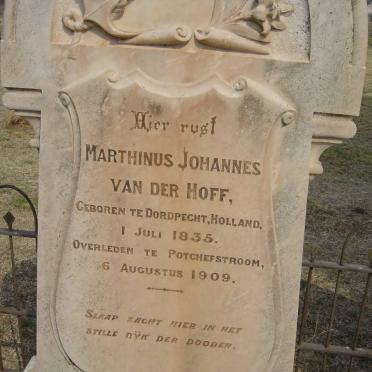 HOFF Marthinus Johannes, van der 1835-1909