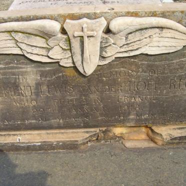 HOFF Clement Lewis, van der -1918