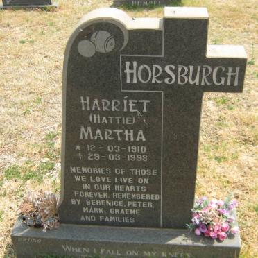 HORSBURGH Harriet Martha 1910-1998