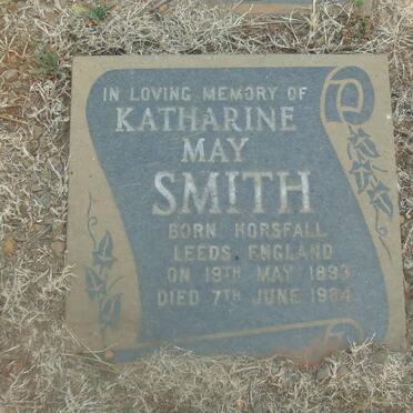 SMITH Katharine May 1893-1984