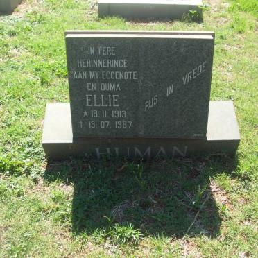 HUMAN Ellie 1913-1989