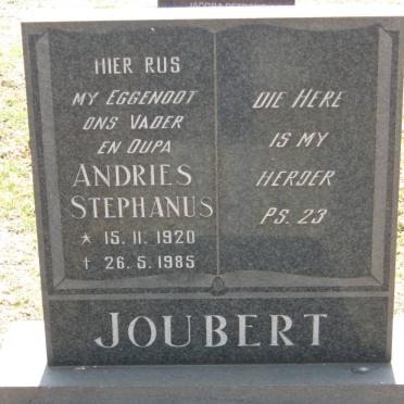 JOUBERT Andries Stephanus 1920-1985