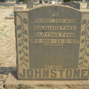JOHNSTONE Clifford Fern 1900-1957