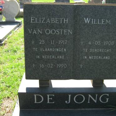 JONG Willem, de 1908- &amp; Elizabeth VAN OOSTEN 1917-1990