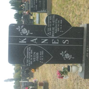 KANES Willem Jacobus 1932-1993