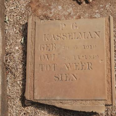 KASSELMAN P.G. 1919-1930