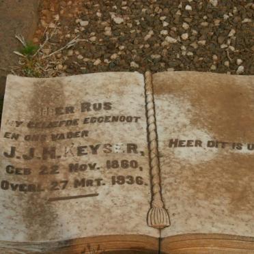 KEYSER J.J.H. 1860-1936