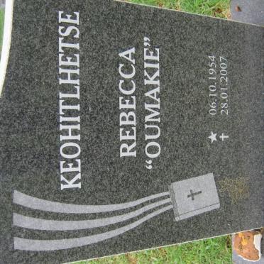 KEOHITLHETSE Rebecca 1954-2007