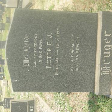 KRUGER Pieter E.J. 1941-1973
