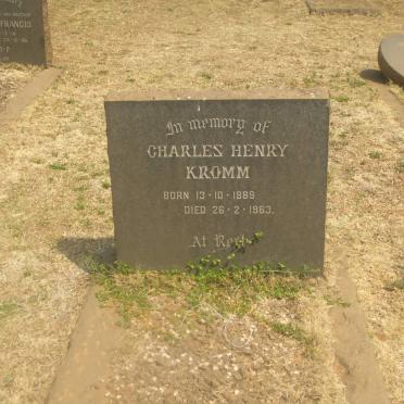 KROMM Charles Henry 1889-1963