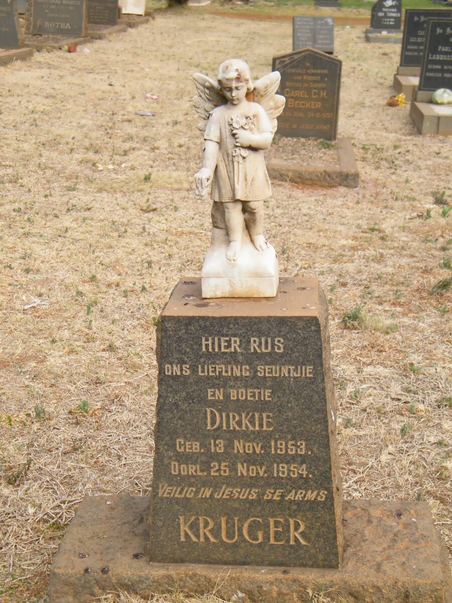 KRUGER Dirkie 1953-1954