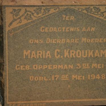 KROUKAMP Gabriel H.J. 1884-1943 &amp; Maria c. 1891-1948
