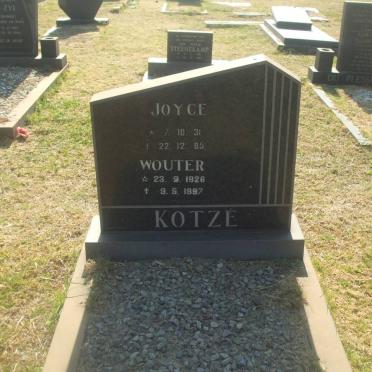 KOTZÉ Wouter 1928-1997 &amp; Joyce 1931-1985