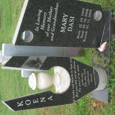 KOENA Mary Dasi 1940-2008