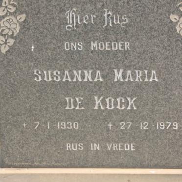 KOCK Susanna Maria, de 1930-1979