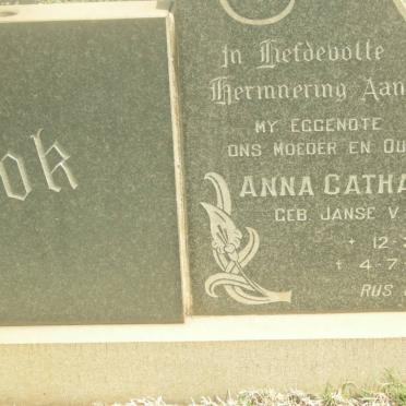 KOK Anna Catharina nee JANSE V. VUUREN 1908-1973