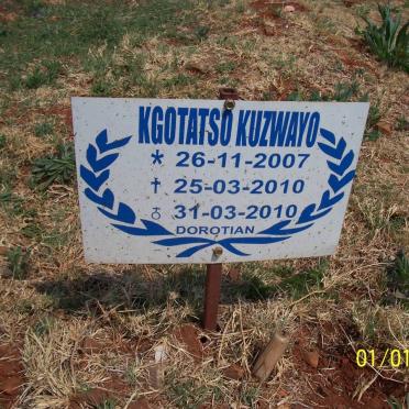 KUZWAYO Kgotatso 2007-2010