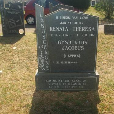 LABUSCHAGNE Gysbertus Jacobus 1936- &amp; Renata Thérésa 1967-1982