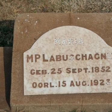 LABUSCHAGNE M.P. 1852-1923
