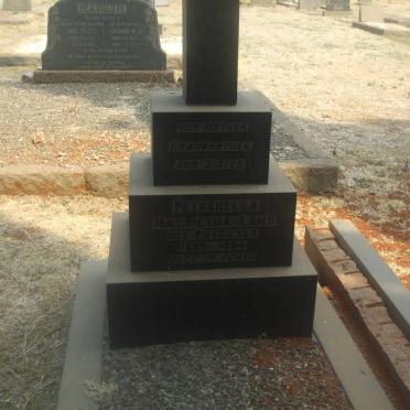 LAWS Petronella Magrietha nee POTGIETER 18??-19?4