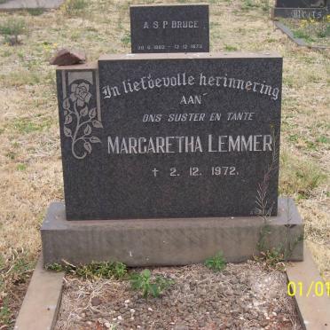 LEMMER Margaretha -1972