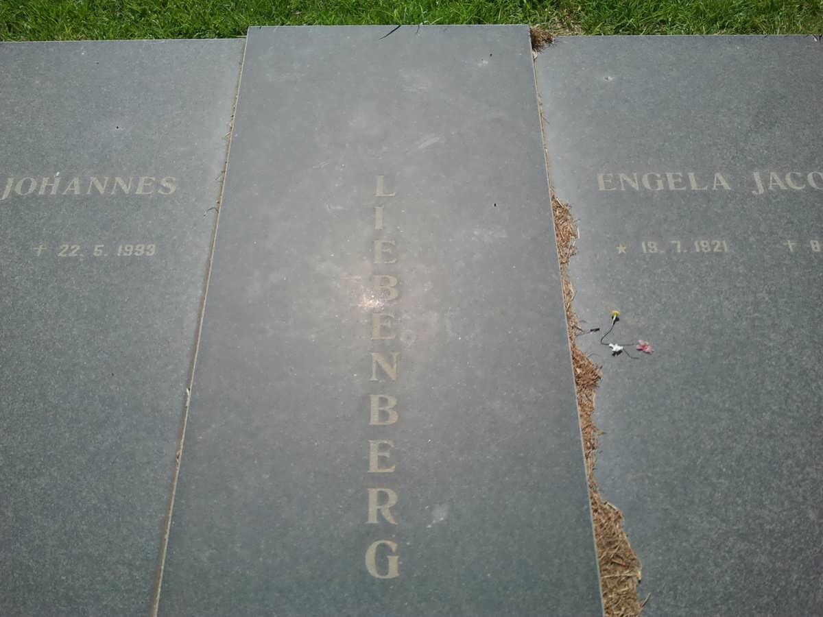 LIEBENBERG ? Johannes -1993 &amp; Engela Jacoba 1921-