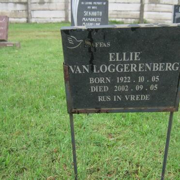 LOGGERENBERG Ellie, van 1922-2002