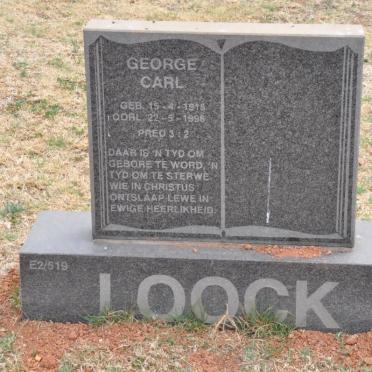 LOOCK George Carl 1915-1998