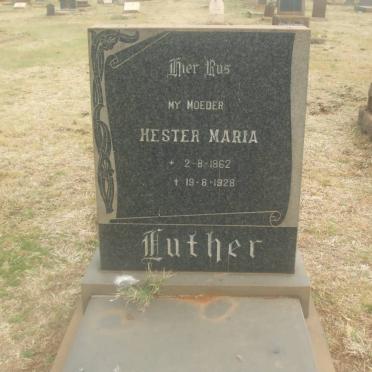 LUTHER Hester Maria 1862-1928
