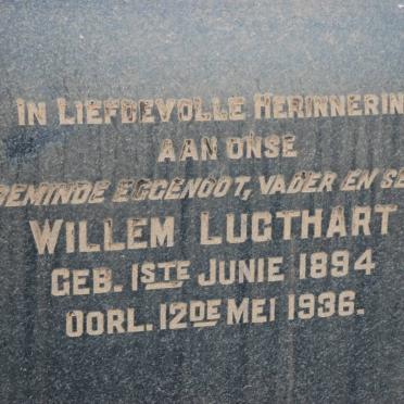 LUGTHART Willem 1894-1936