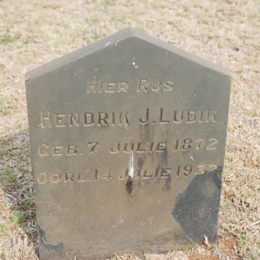 LUDIK Hendrik J. 1872-1932