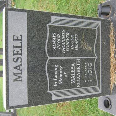 MASELE Malesa Elizabeth 1928-2007