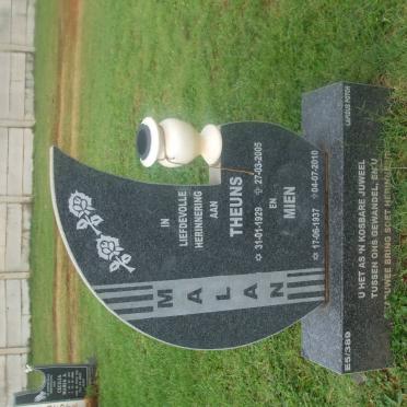 MALAN Theuns 1929-2005 &amp; Mien 1937-2010