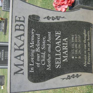 MAKABE Selloane Maria 1961-2010